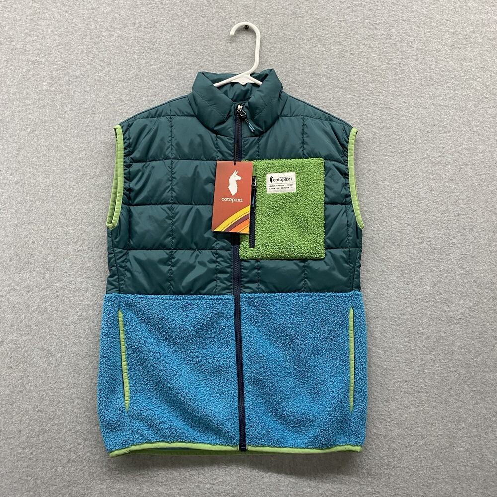 NWT Cotopaxi Trico Hybrid Vest Women XS Gulf Poolside Sherpa Fleece Puffer